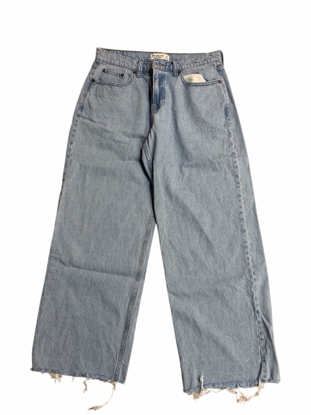 Abercrombie + Fitch Curve Love Low Rise Ultra Loose Jeans